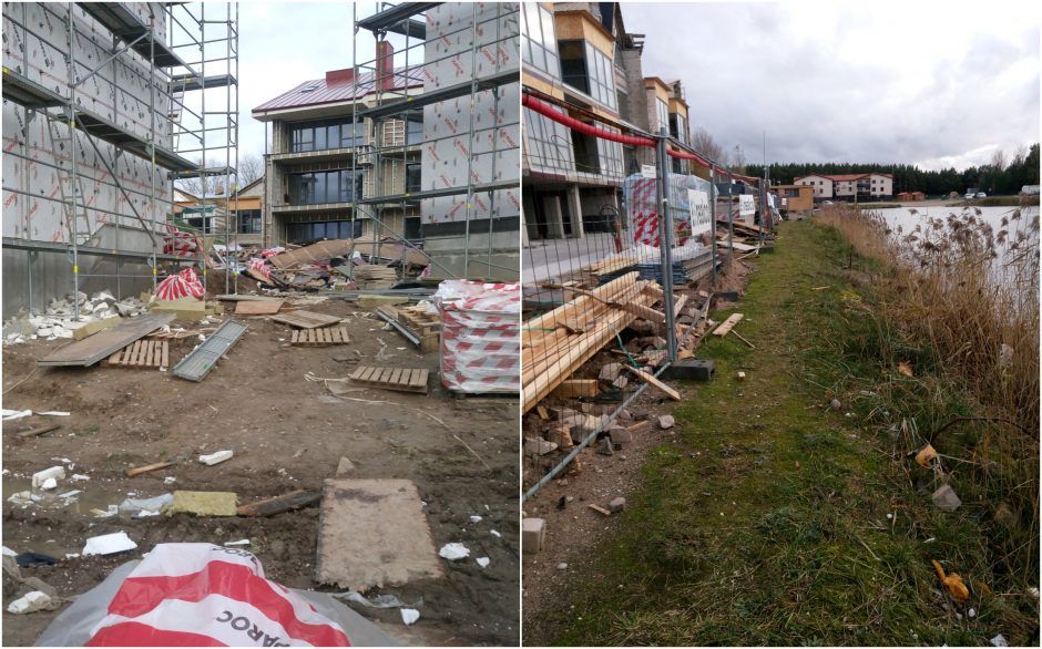 Šventosios gyventojus į neviltį varo prabangių apartamentų statytojų elgesys