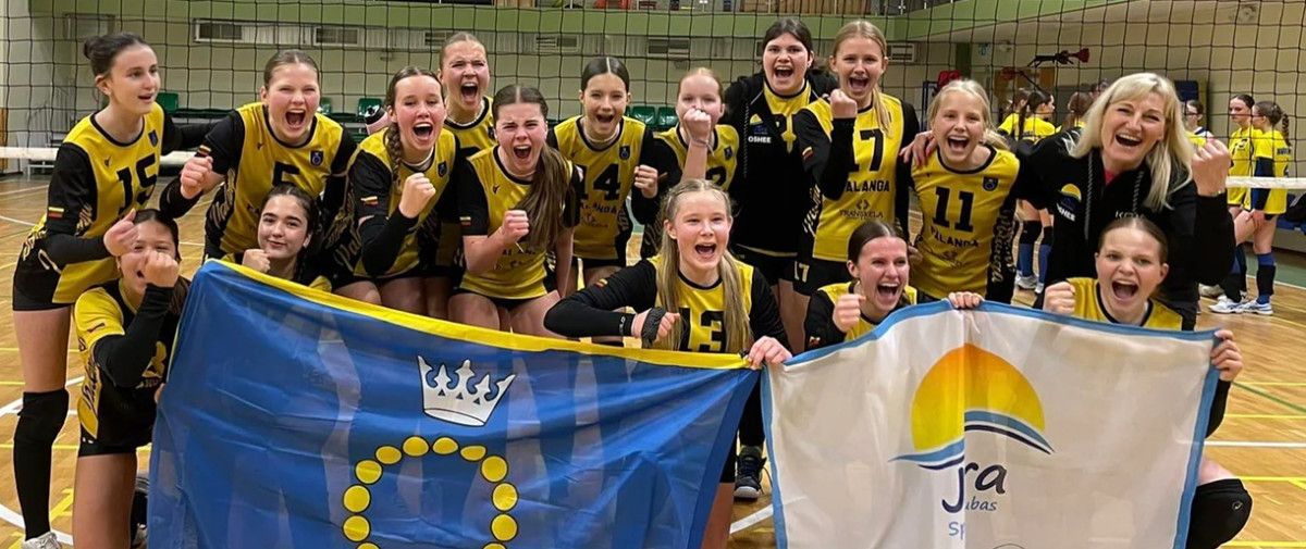 U15 Palangos tinklininkės žais finaliniame 2023/2024 m. LT salės tinklinio čempionato ketverte