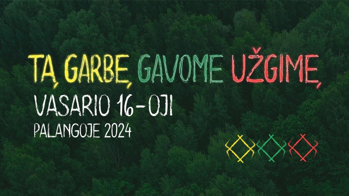 Vasario 16-osios renginių Palangoje programa