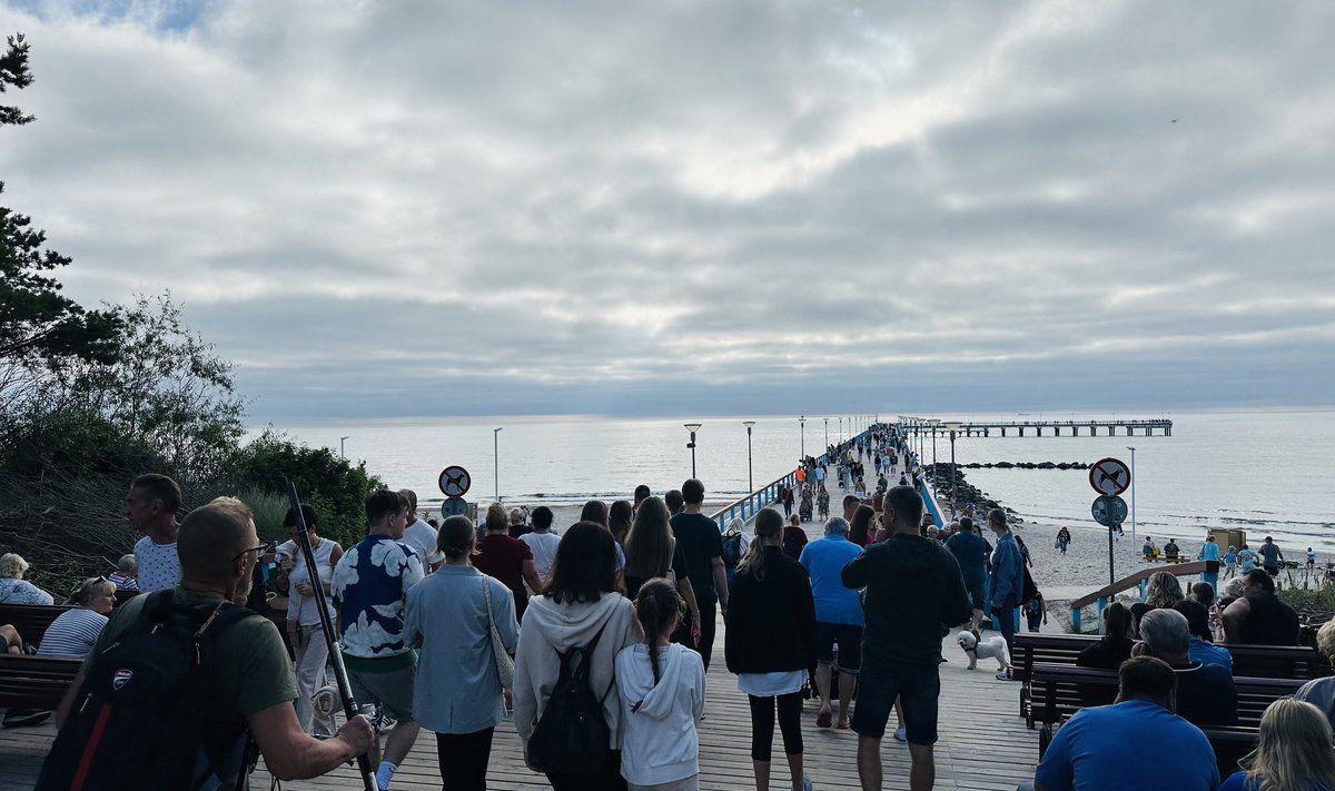 Palanga pasitinka turistus liepos antram savaitgaliui. FOTO: DELFI