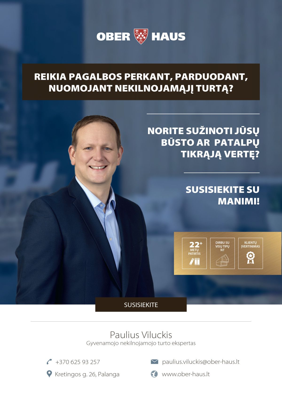 NT brokeris Paulius Viluckis padės ne tik įsigyti svajonių būstą pajūry, bet ir jį tinkamai įvertinti