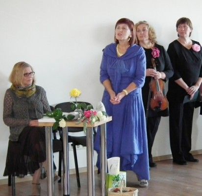Savo eiles deklamavo poezijos rinktinės vaikams autorė poetė A. Viskontienė.