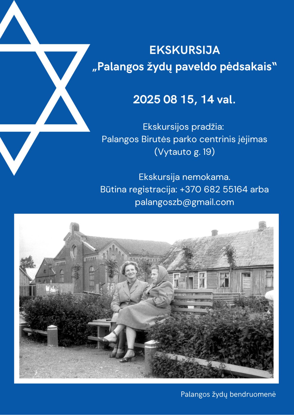 Palangos žydų bendruomenė kviečia į ekskursiją „Palangos žydų paveldo pėdsakais“