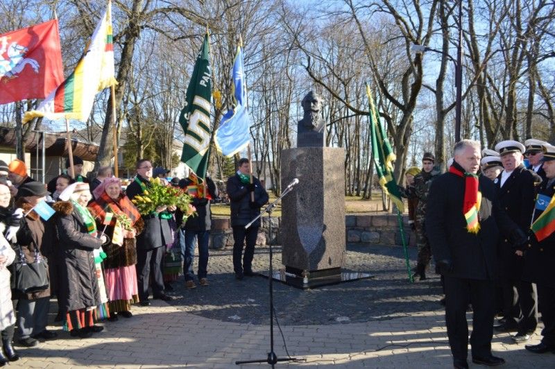 Palangiškiai pagerbė tautos patriarcho J. Basanavičiaus atminimą.