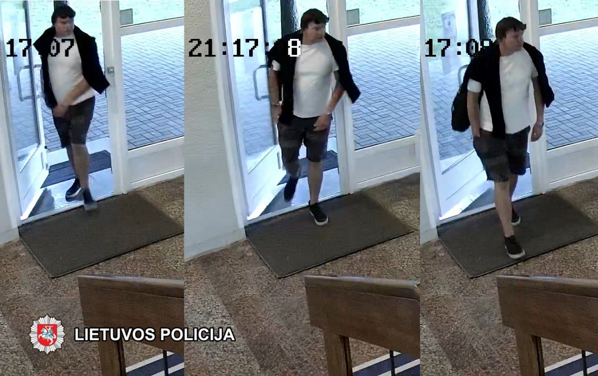 Palangos policija prašo visuomenės pagalbos – padėti atpažinti nuotraukoje užfiksuotą asmenį