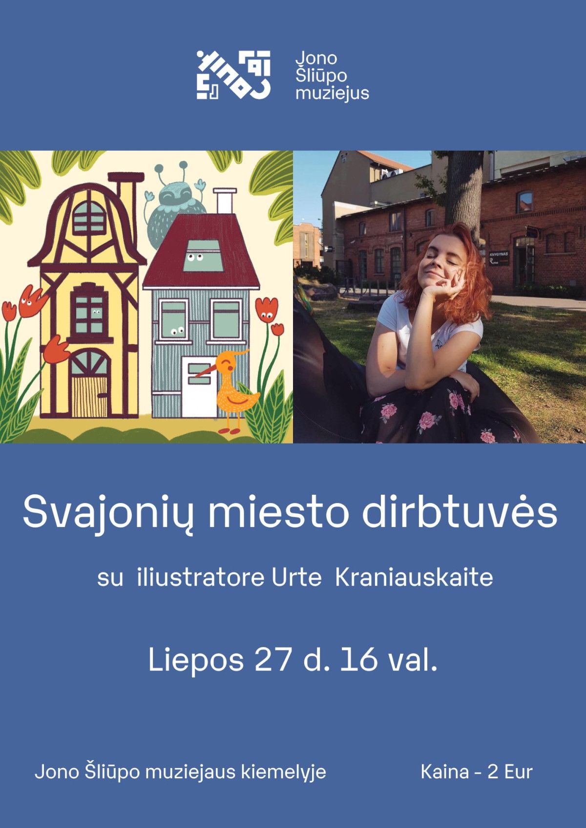 Svajonių miesto dirbtuvės su iliustratore Urte Kraniauskaite