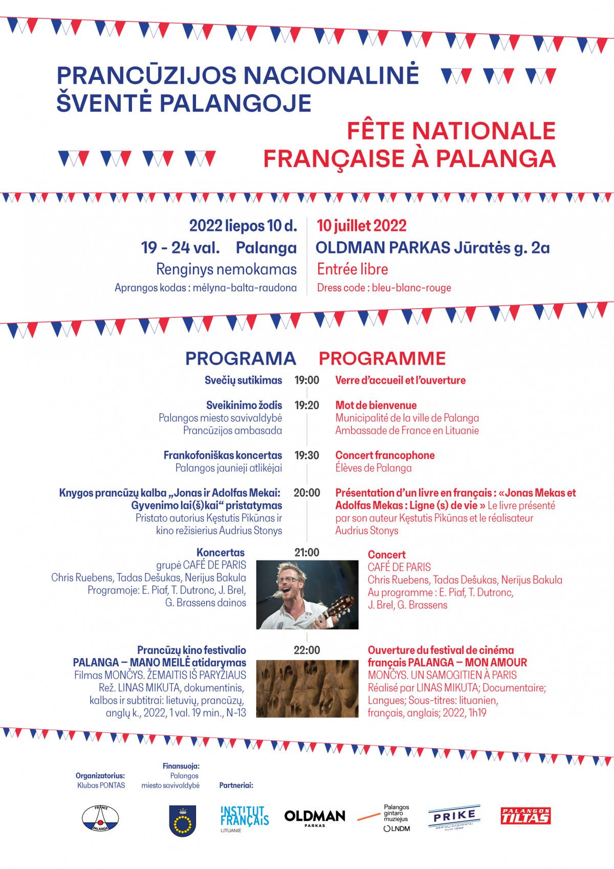Mylintiems Prancūziją – šventė Palangoje