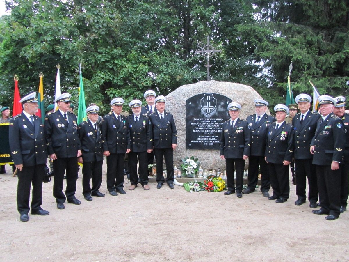 Palangiškiai šauliai pagerbė V. Montvydo-Žemaičio atminimą
