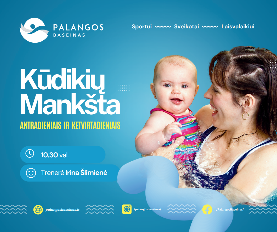 Kūdikių mankšta - Palangos baseine