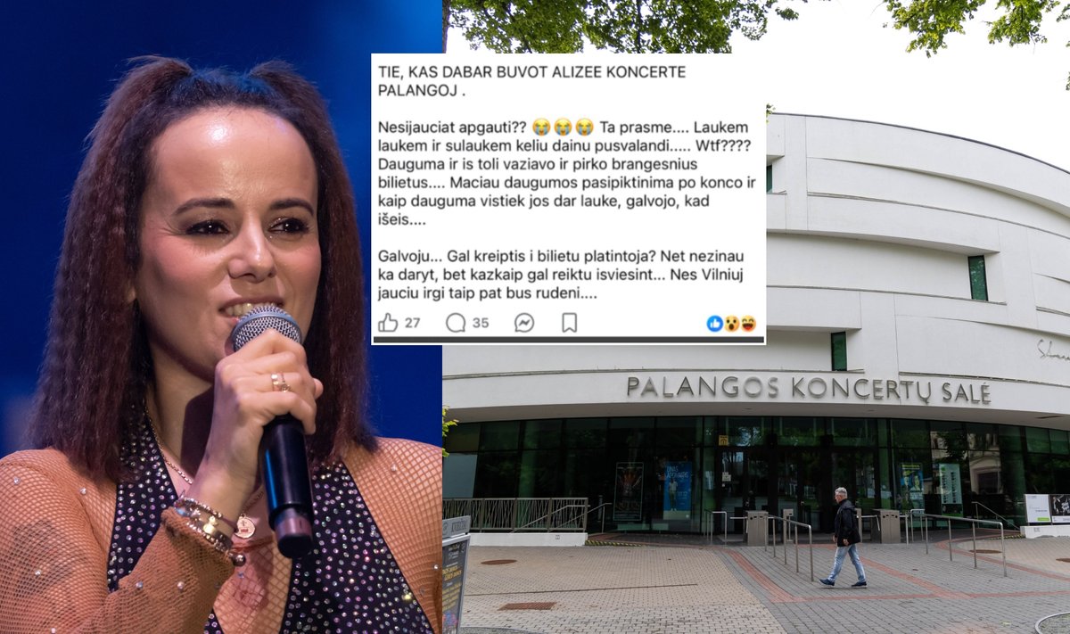 Į Alizee šou susirinkę lietuviai įsiuto. FOTO: VIDA PRESS, DELFI