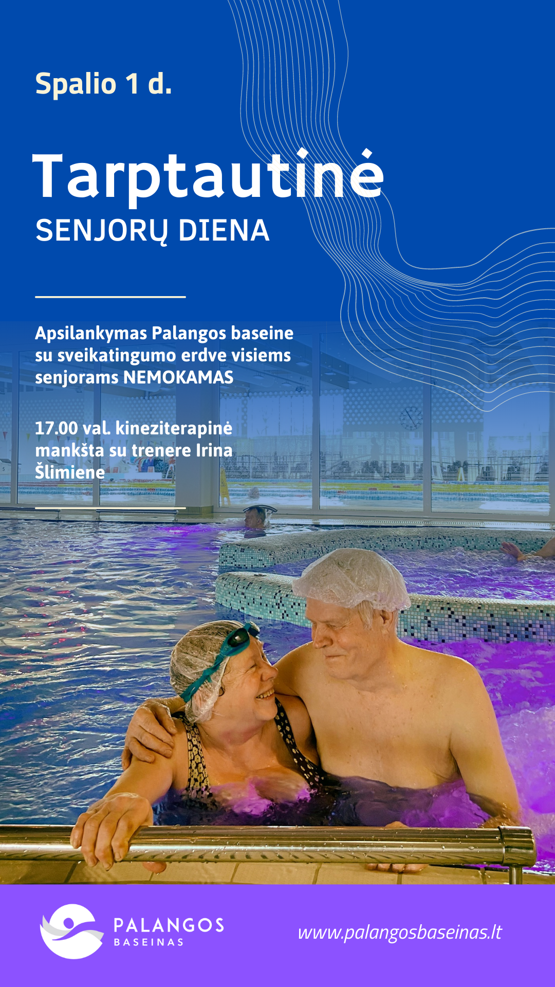 Apsilankymas baseine ir pirtyse spalio 1 d. miesto senjorams nekainuos