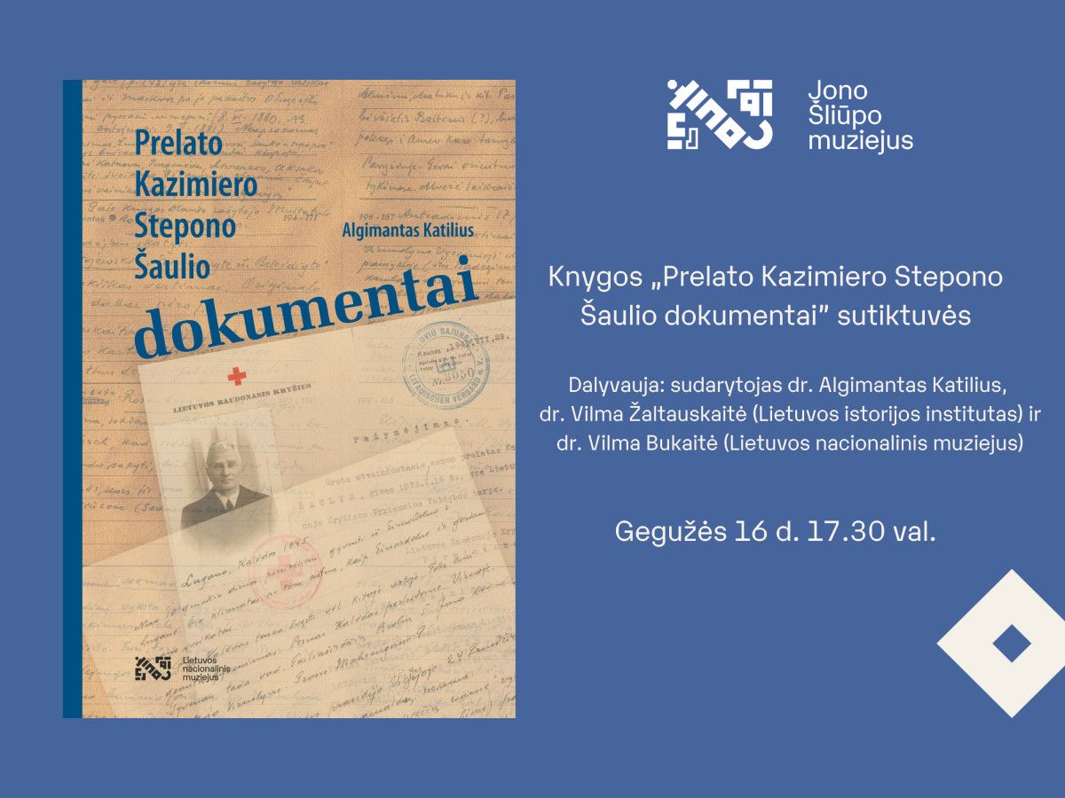 Palangos burmistro Jono Šliūpo muziejuje – knygos  „Prelato Kazimiero Stepono Šaulio dokumentai“ sutiktuvės