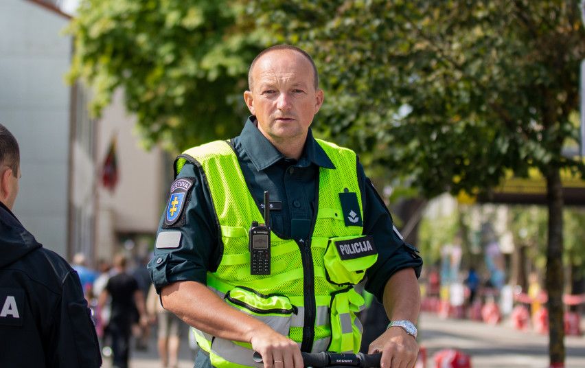 Skuodo rajono policijos komisariatui vadovaus Palangos miesto PK Veiklos skyriaus viršininkas Kęstutis Bončkus