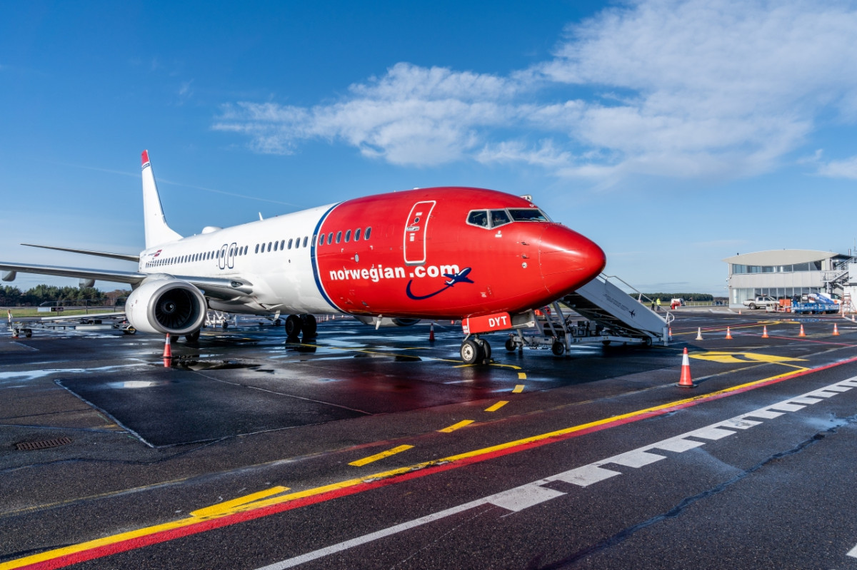 Norwegian lektuvas Palangoje, asociatyvi (Foto - Martynas Jaugelavicius)