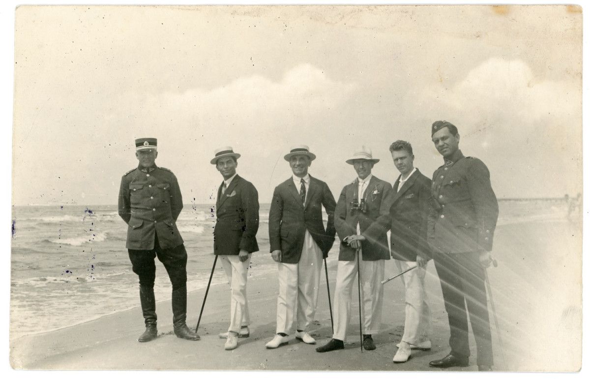 Stasys Sodeika  Palangoje. 1925. LTMKM archyvo nuotr.