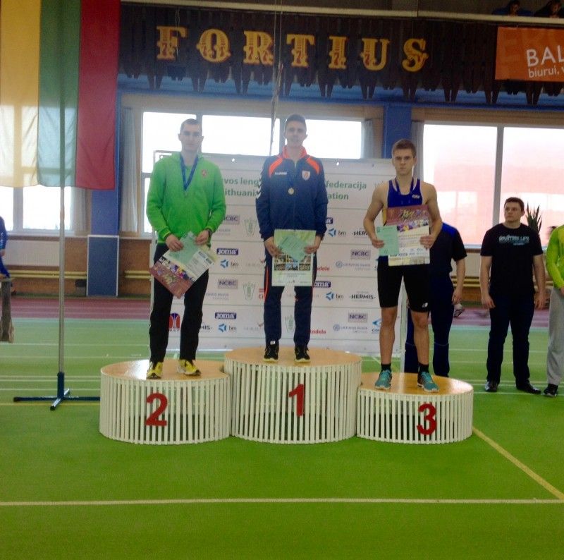 Mantas Stonkus pasipuošė bronzos medaliu. Palangos SC nuotr.