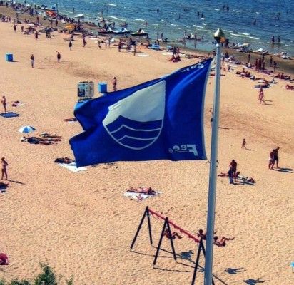 Palangos Birutės parko paplūdimiui – aukščiausią kokybę liudijanti Mėlynoji vėliava