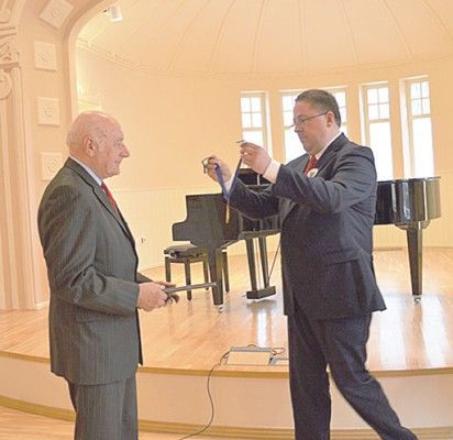 Palangiškių sueigoje inauguruoti miesto Garbės piliečiai