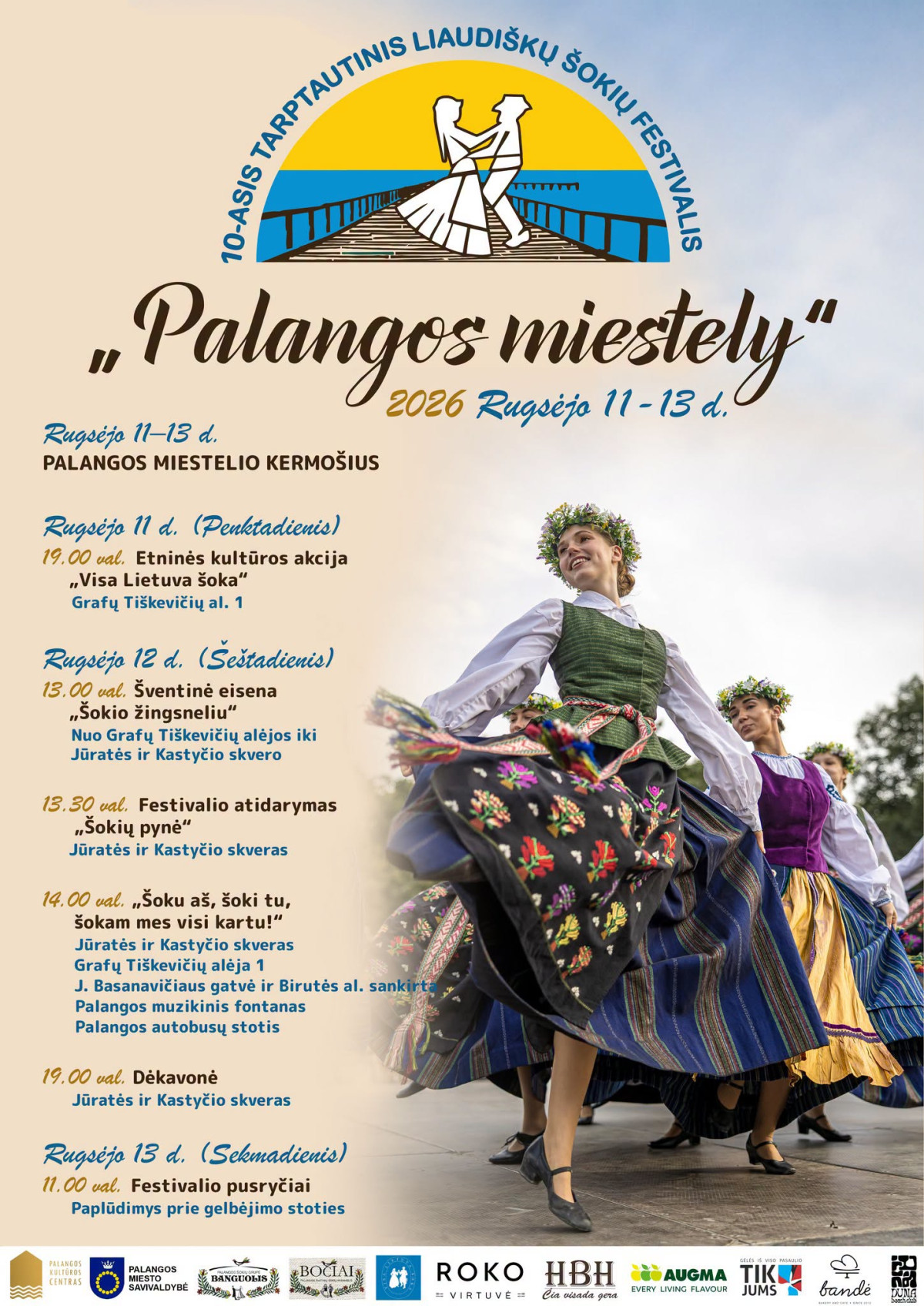 „Palangos miestely“ rugsėjo 11-13 dienomis suksis net 26 liaudiški kolektyvai