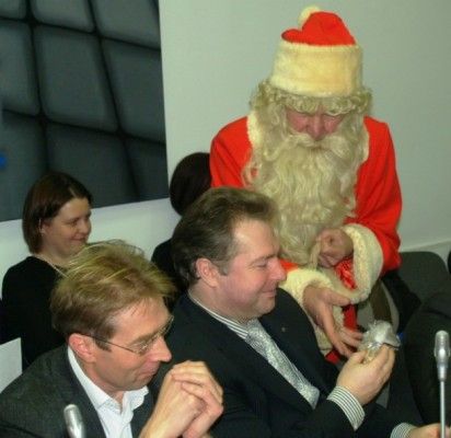 Kalėdų Senelis Tarybos nariams linkėjo dirbti ne sau, o palangiškiams