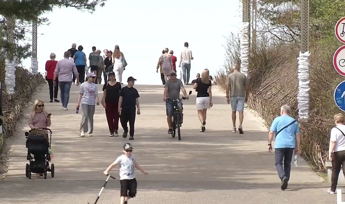 Pavasaris Palangoje. FOTO: LNK