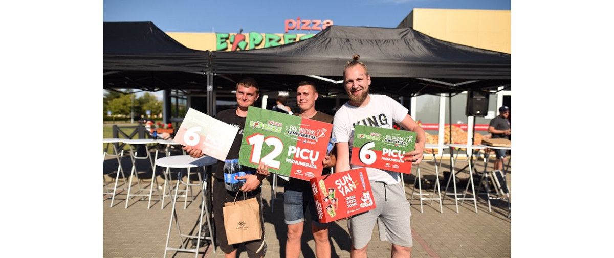Palangoje vyko picų valgymo čempionatas