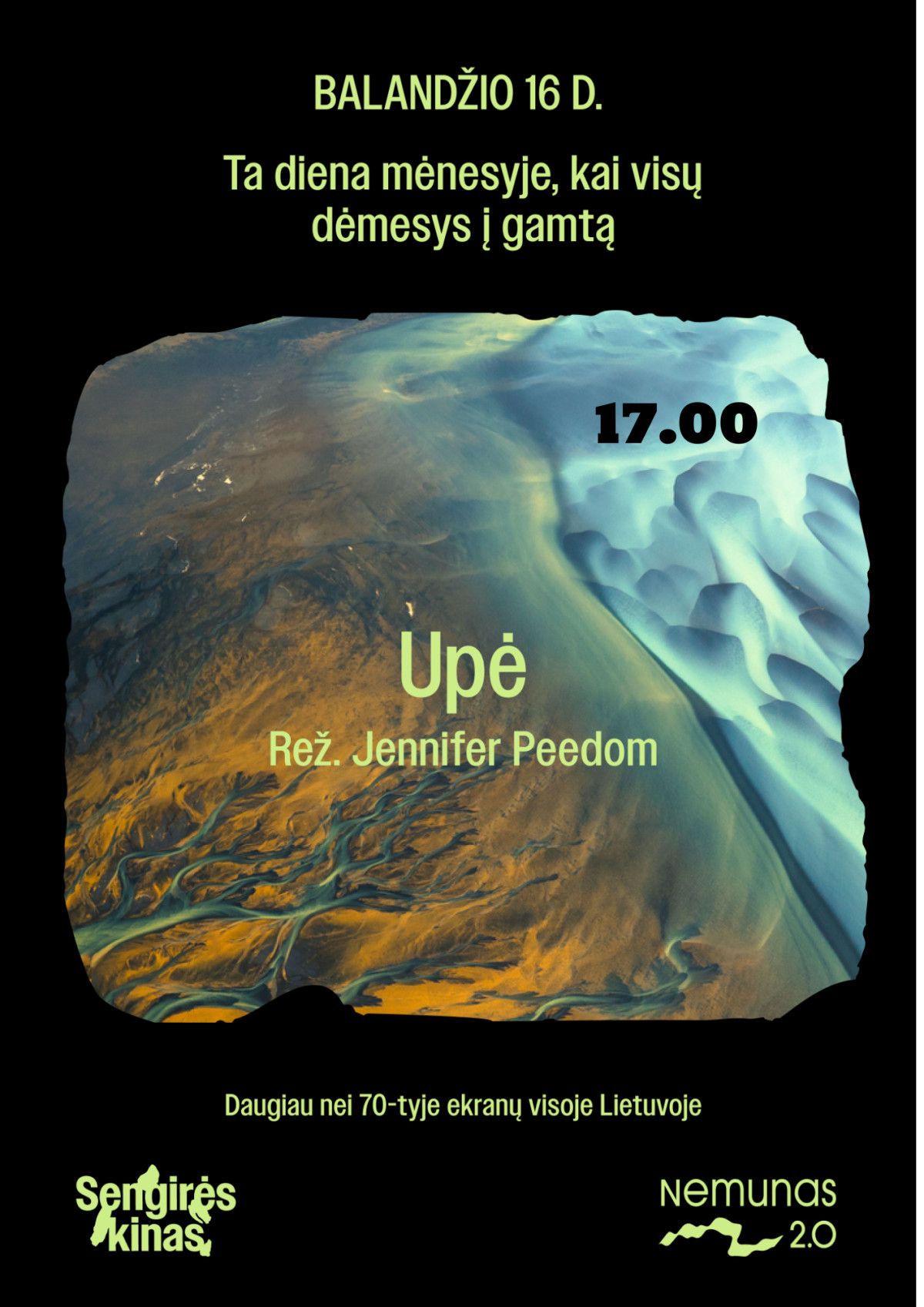 SENGIRĖS KINAS Palangos viešojoje bibliotekoje pristatys filmą „Upė“