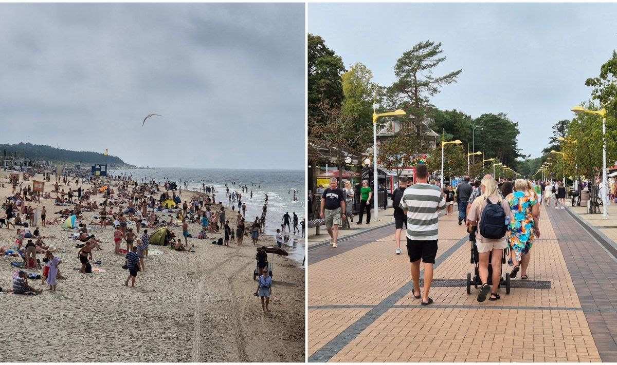 Palanga rugpjūčio 16-ąją. FOTO: INDRĖ PEPCEVIČIŪTĖ-BOGUŠIENĖ