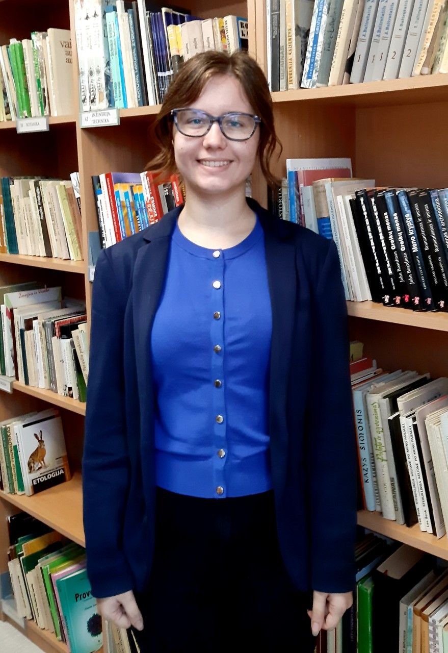 Gimnazistė Elėja Vilkauskaitė