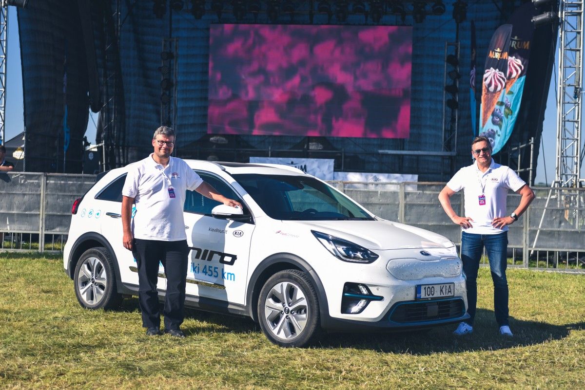 Naujas rekordas : elektromobiliu aplink Lietuvą per 22 valandas