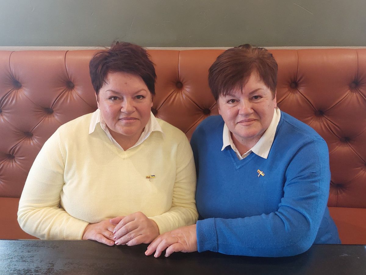 Ukrainietės seserys, Natalija Zhupan ir Oksana Sapozhynska, Palangą vadina rojumi žemėje
