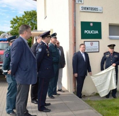 Šventojoje budės ugniagesiai gelbėtojai
