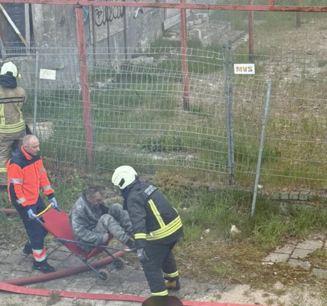 Palangoje per gaisrą Vytauto gatvėje nukentėjo žmogus