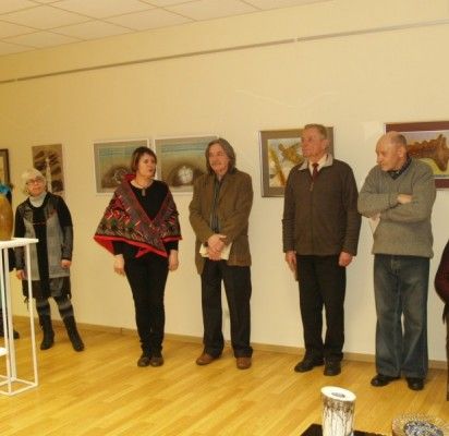 Parodą pristatė jos kuratoriai A.Bukauskienė ir P.Baronas.