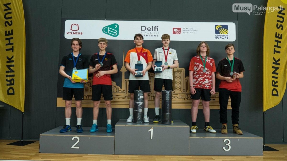 Lietuvos U19 badmintono čempionate sidabras Palangai
