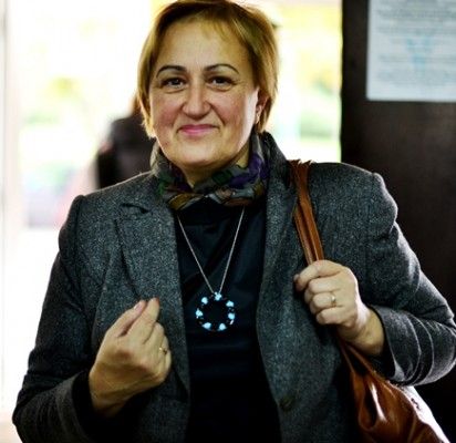 „Aš labai džiaugiuosi, kad esu mokykloje, kad dirbu čia,” – sakė ietuvių kalbos ir literatūros mokytoja ekspertė Jūratė Galinauskienė.