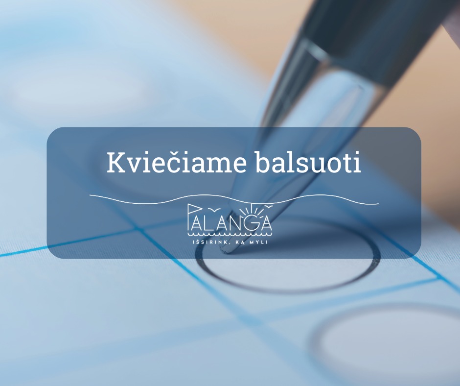 Kviečiame balsuoti už bendruomenių iniciatyvas