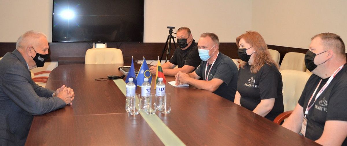 Palangos komanda išlydėta į intelektualinį kultūrinį ir pažintinį ralį „Ryterna modul Mototourism rally Lietuva“
