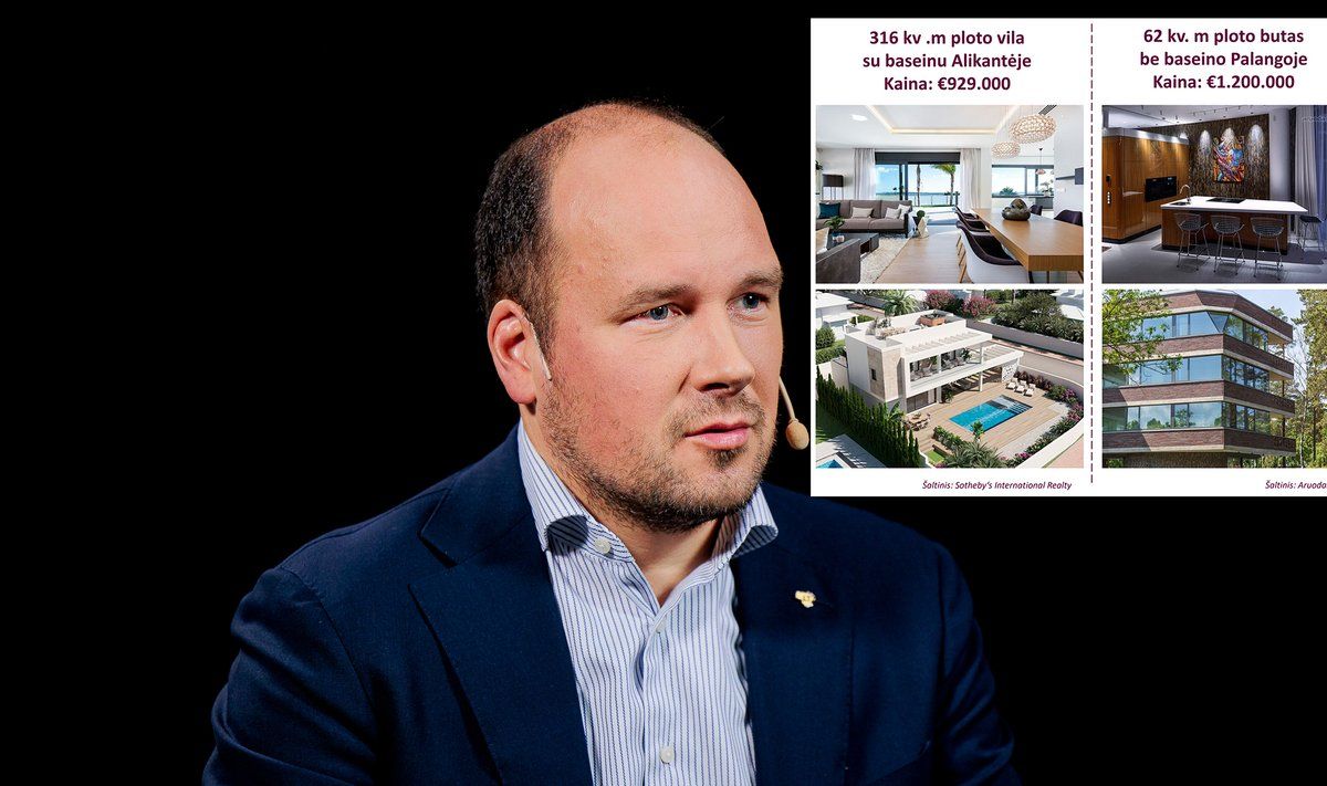 Žygimanto Maurico pastebėti būsto skelbimai Alikantėje ir Palangoje