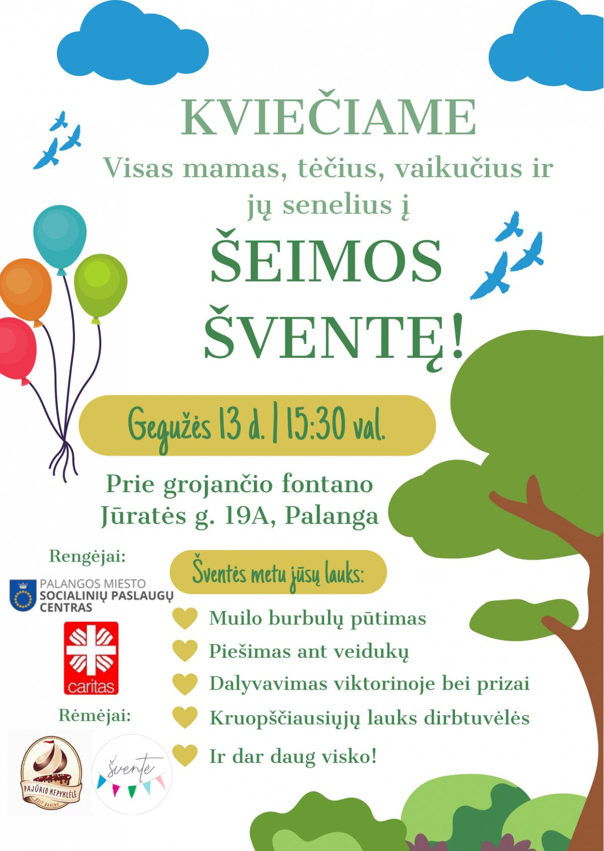 Gegužės 13 d. - Šeimos šventė