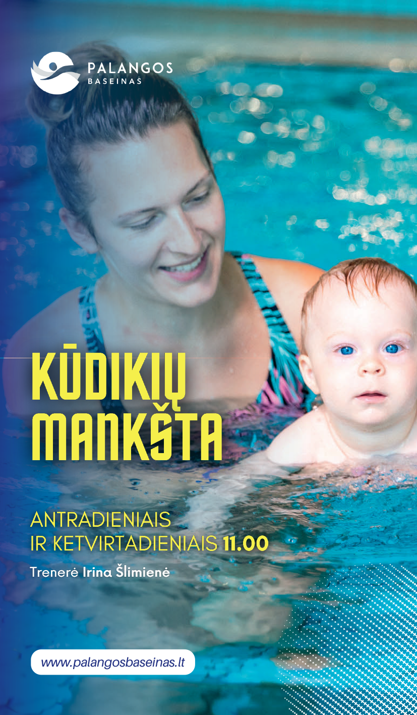 Palangos baseine - kūdikių mankšta