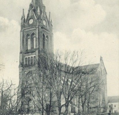 Palangos bažnyčia. Iš „Lietuva senose fotografijose“.