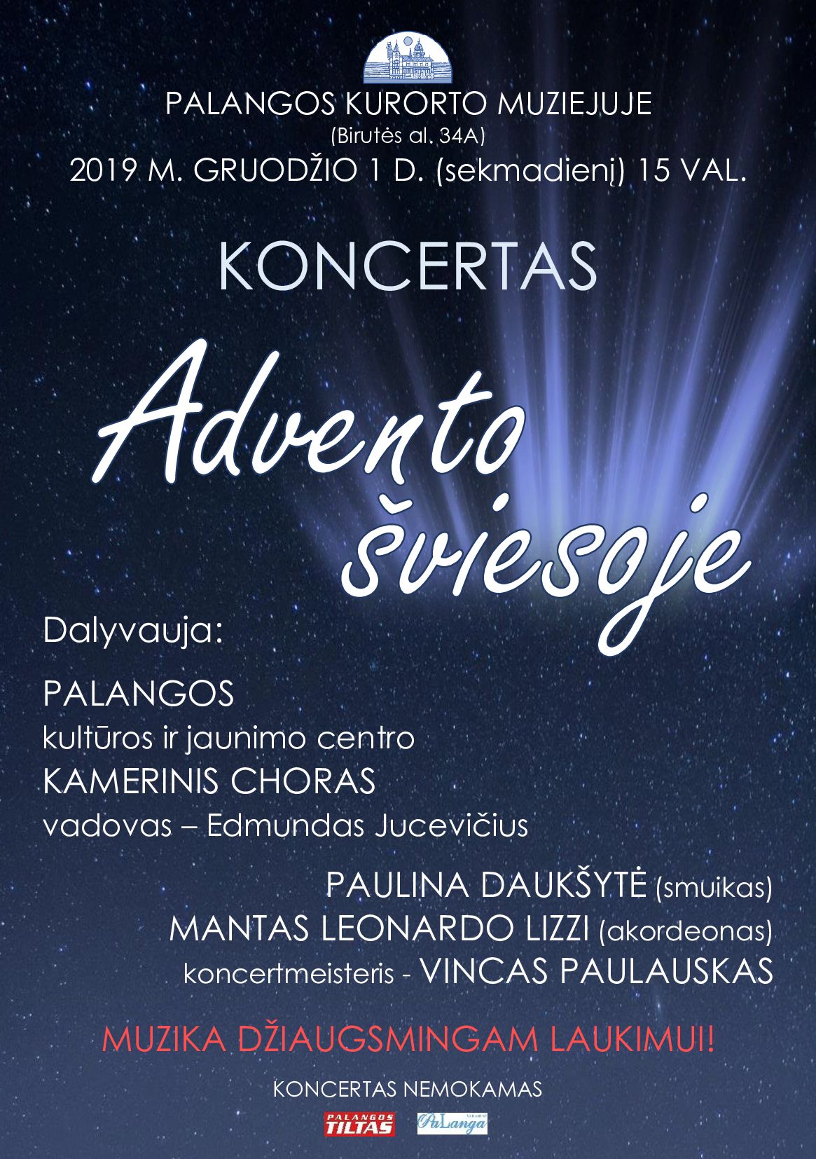 Kurorto muziejus kviečia į koncertą „Advento šviesoje“