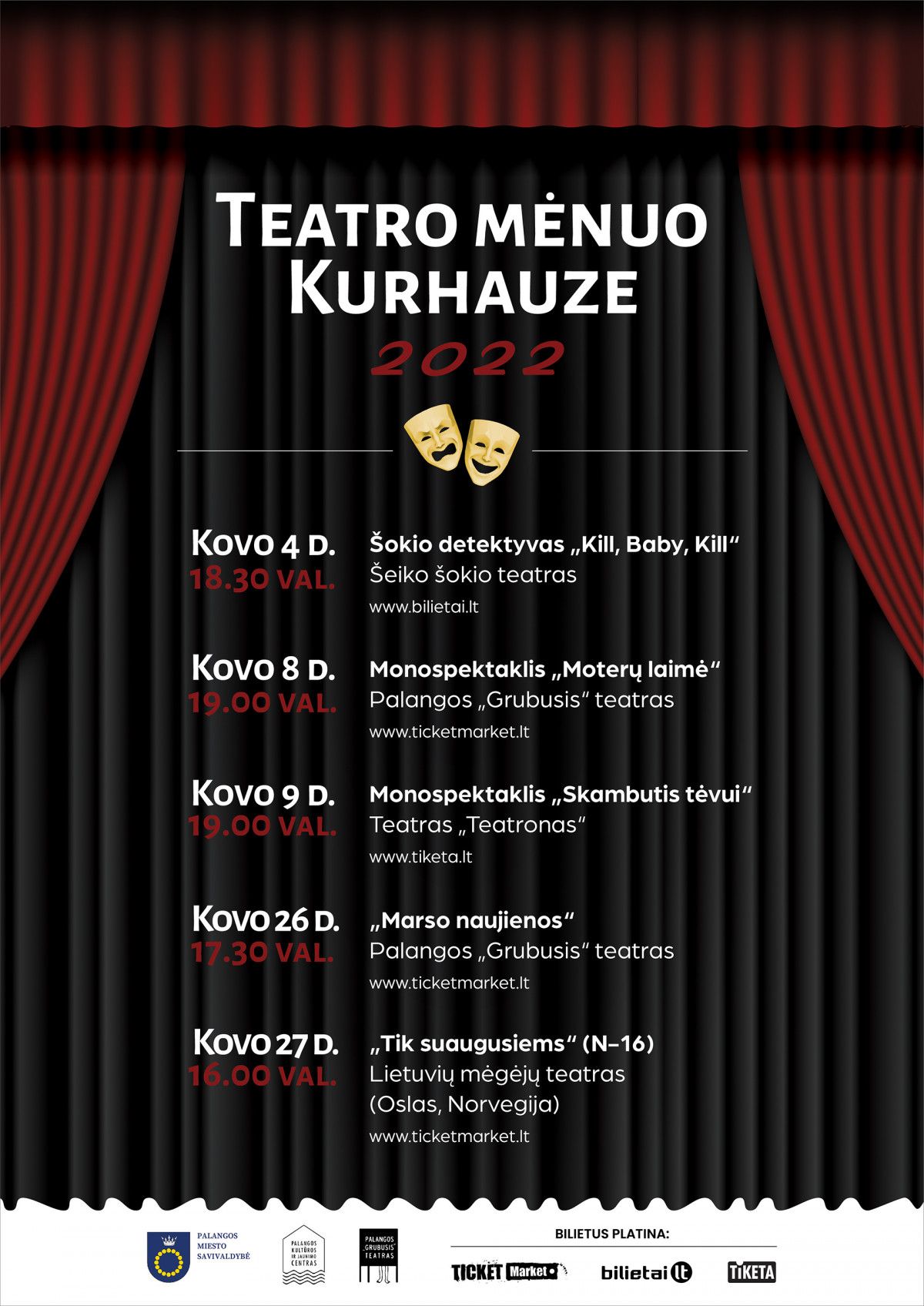 Teatro mėnuo Palangos Kurhauze