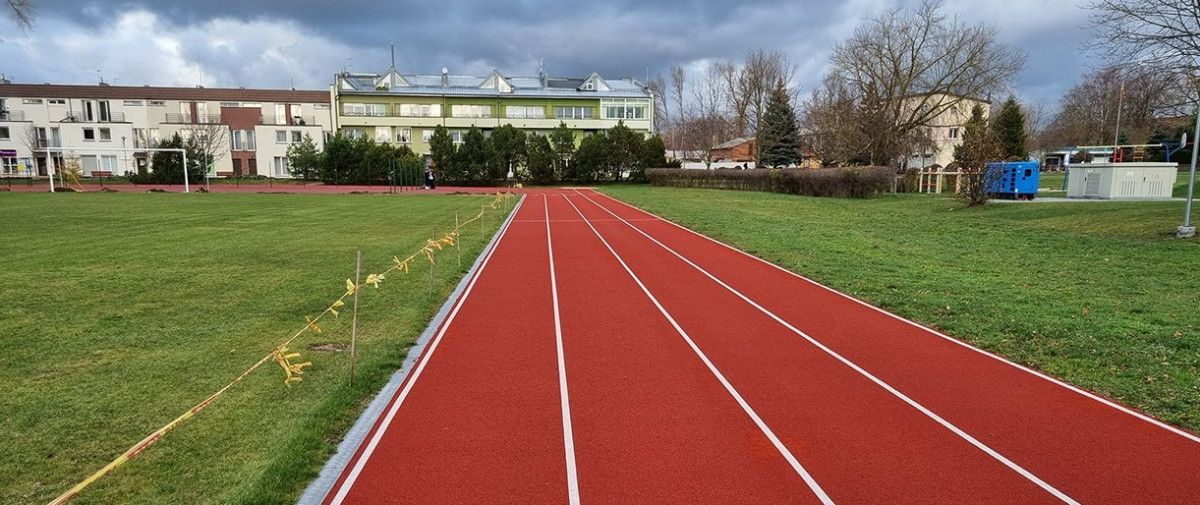 Palangos Vlado Jurgučio progimnazijos stadiono rekonstrukcija bus baigta jau šį mėnesį