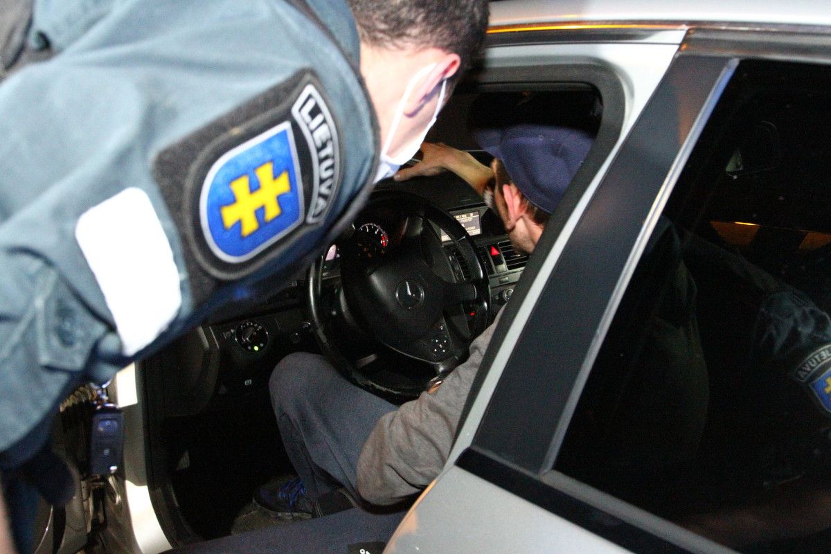 Per girto sukeltą avariją Palangoje sužeistas kūdikis