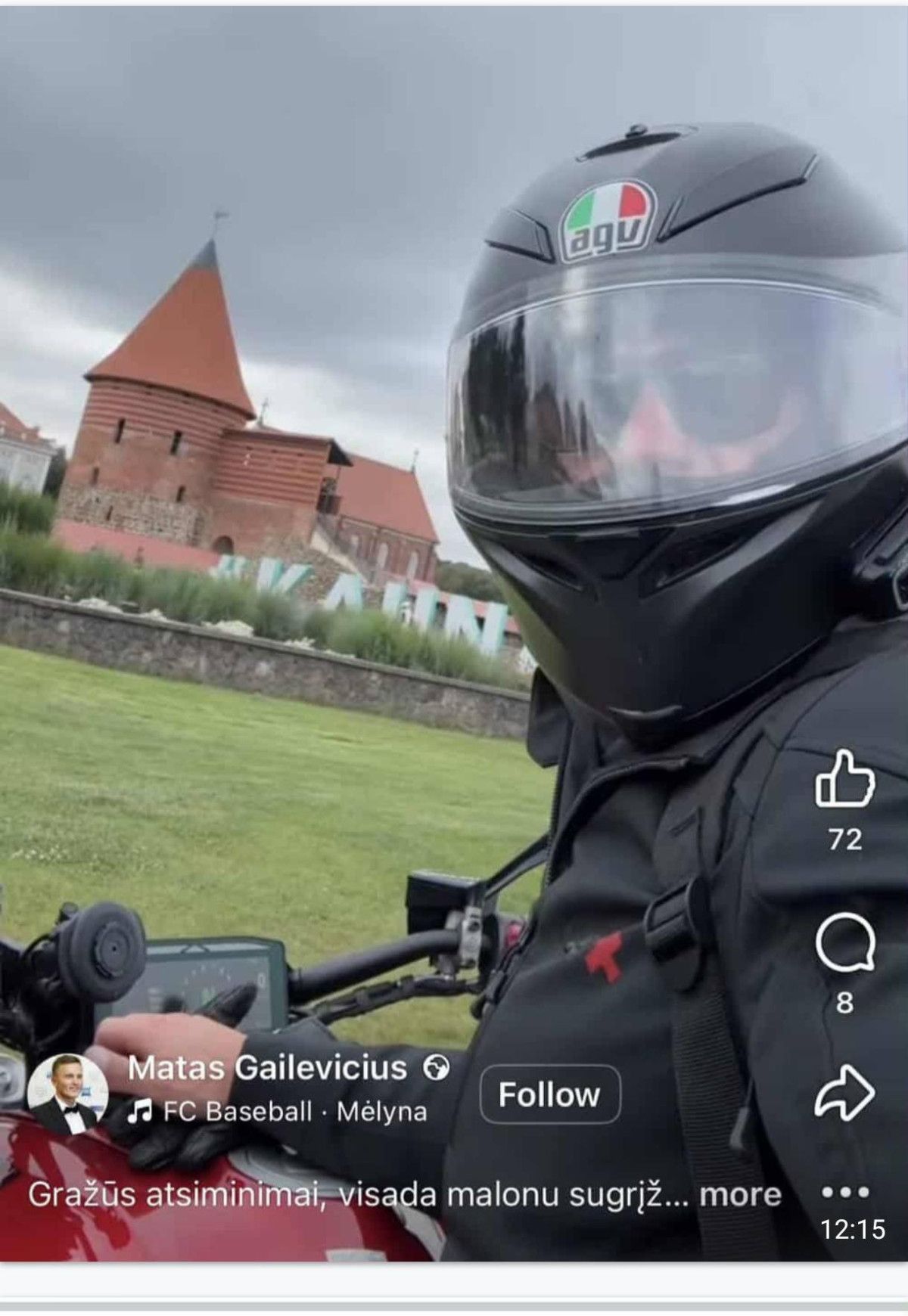 Matas Gailevičius. Nuotrauka iš M. Gailevičiaus asmeninės paskyros "Facebook"