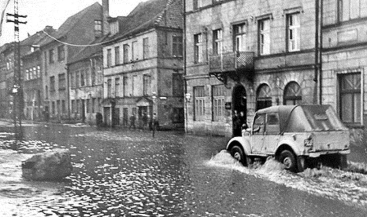 Istoriniuose kadruose – audros padariniai pajūryje. FOTO: KAZIMIERAS G. (EFOTO: NOLIS), ROMUALDAS BENIUŠIS, GINTARAS VALIUŠKEVIČIUS, PALANGOS KURORTO MUZIEJUS.
