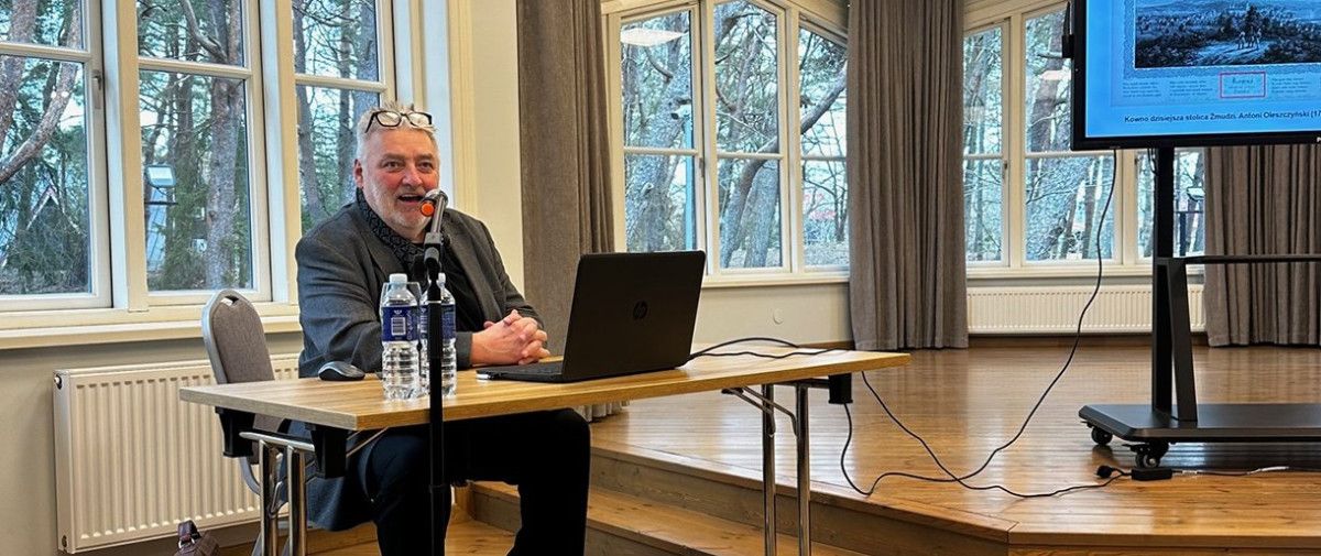 Palangos kurorto muziejuje lankėsi profesorius Alfredas Bumblauskas