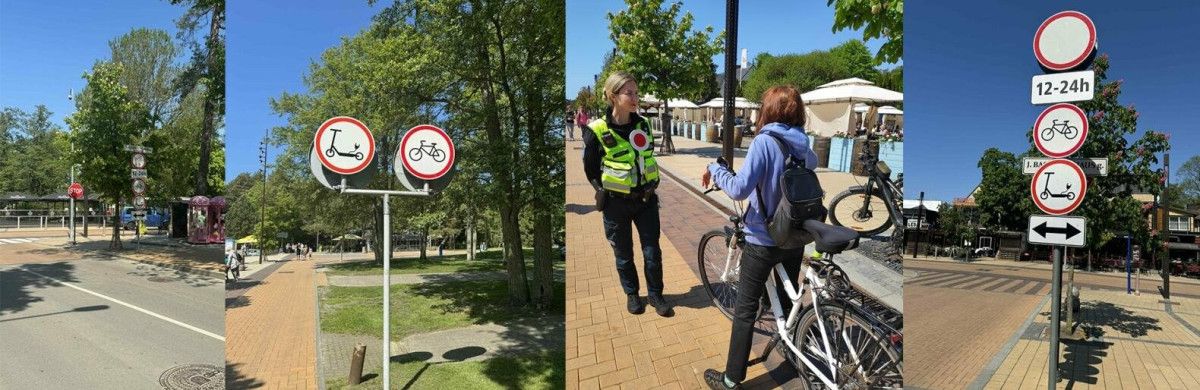 J. Basanavičiaus gatvė vasarą – tik pėstiesiems: priminimas poilsiautojams ir gyventojams